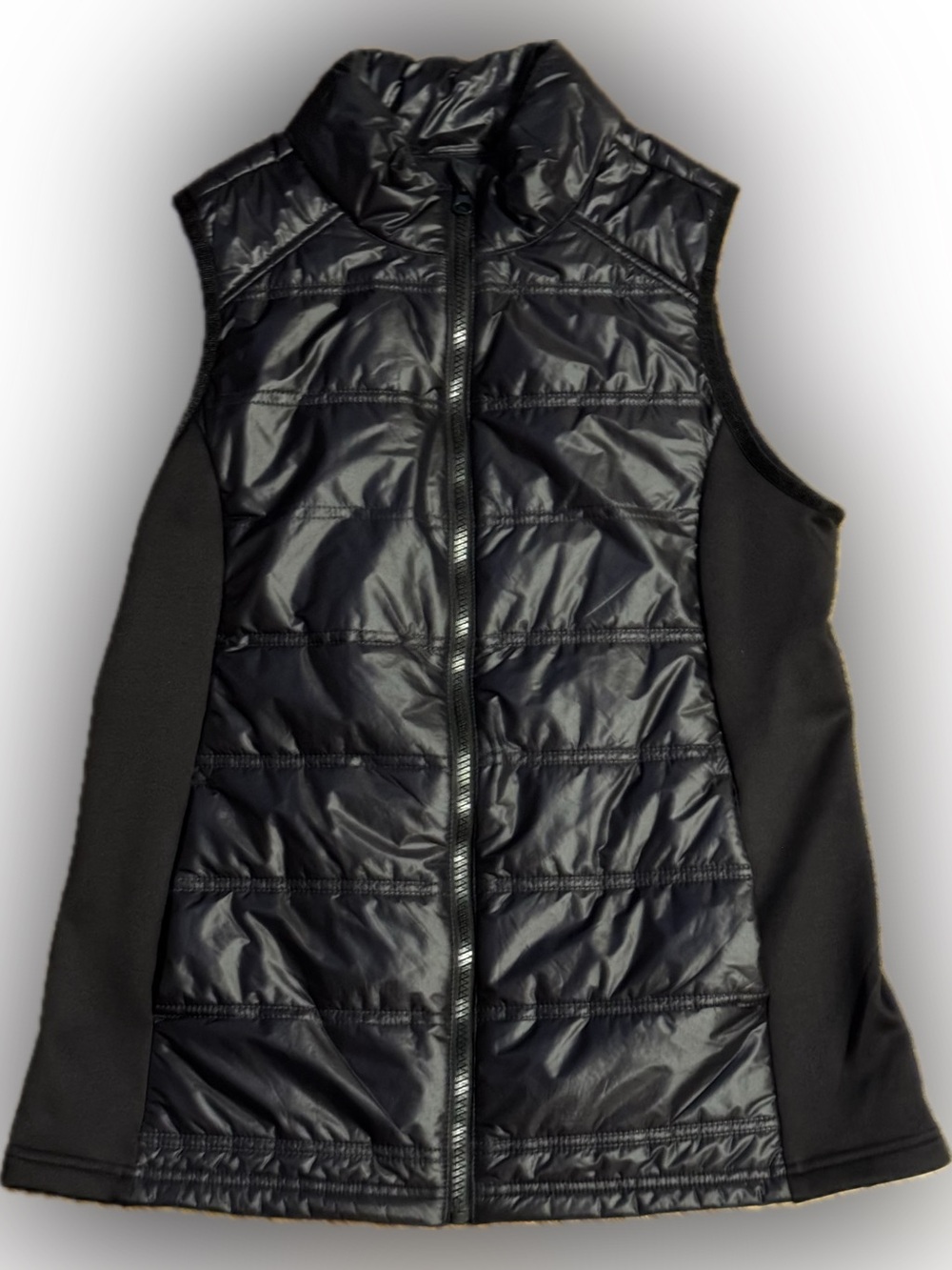 Women’s Black Quilted Sleeveless Puffer Vest